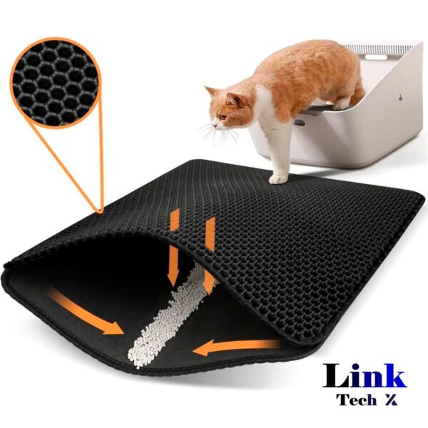 Tapete Recolector Arena Extra Grande Doble Capa Para Gatos